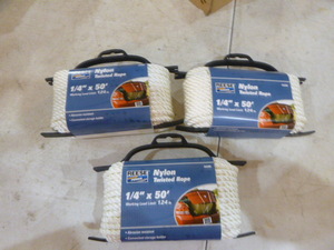 3 Spools of Reese Nylon Twisted Rope
