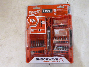 Milwaukee 25 Piece Impact Driver Bit Set
