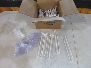 Box of Peg Board Hooks with Tabs