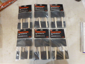 6 Packs of Tekton Foam Brush Sets