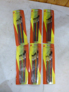 6 Packs of Water Color Brushes