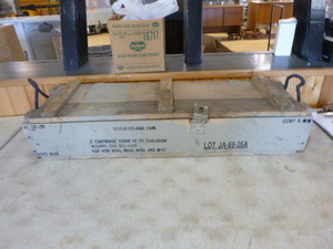 Wooden Ammo Box