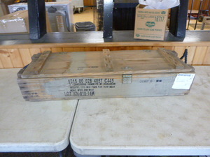Wooden Ammo Box