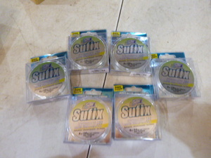 6 Spools of Sufix Invisiline Ice Fishing Line