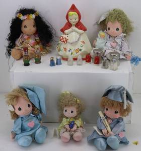 Precious Moments Dolls, Cookie Jar, Salt & Pepper Shakers