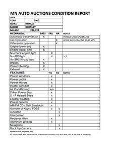 2000 Honda Odyssey EX