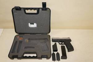 lot 10 image: Taurus 247 G2 StainlessBlack .45 ACP Semi Auto Pistol