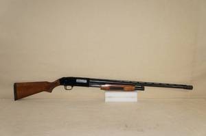 lot 8 image: Mossberg 500A Ducks Unlimited 12 Gauge Pump Shotgun