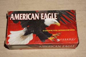 lot 13 image: 50 Federal American Eagle 9mm Luger 115 Gr FMJ Ammo