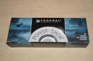 lot 46 image: 20 Federal Power-Shok .300 Win Short Mag 180 Gr Soft Point Ammo