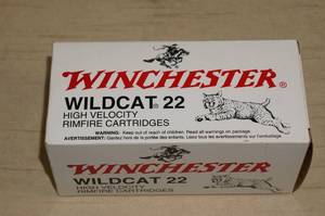lot 53 image: 500 Winchester Wildcat 22 .22 LR Ammo