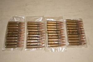 lot 55 image: 40 7.62 x 51mm (.308) Ball Ammo