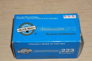 lot 61 image: 50 Black Hills .223 Rem 55 Gr FMJ Ammo