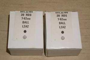 lot 67 image: 40 7.62 x 51mm (.308) Ball Ammo
