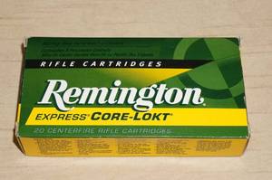 lot 68 image: 20 Remington .308 Win 150 Gr Pointed Soft Point Core-Lokt Ammo