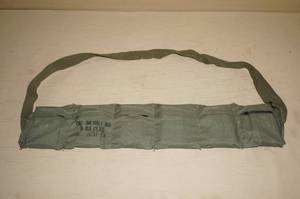 lot 73 image: Military Bandoleer 48 Rounds .30 Ball M1 Garand Ammo in 8 Rd Clips