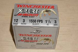 lot 79 image: 25 Winchester Xpert 12 Gauge 3 3 Shot Steel Shotshells