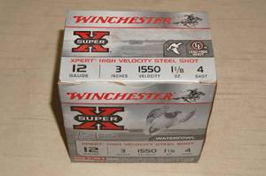 lot 82 image: 25 Winchester Super-X 12 Gauge 3 4 Shot Steel Shotshells