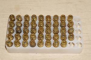 lot 100 image: Reloaded .40 S&W Ammo