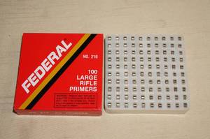 lot 115 image: 100 Federal No 210 Large Rifle Primers