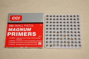 lot 118 image: 100 CCI 550 Small Pistol Magnum Primers