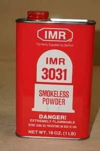 lot 123 image: 1 Lb DuPont IMR 3031 Smokeless Powder