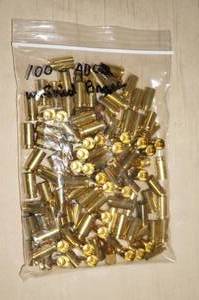 lot 127 image: 100 Unfired .40 Cal Brass Casings