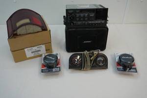 Speaker, radio, gauge, tail lights
