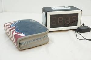 Radio alarm, CD case
