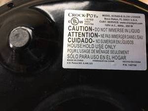 Crock Pot Slow Cooker