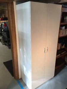White Wooden 6 Shelf Storage Piece
