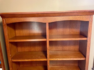 Decorative Double Bookshelf