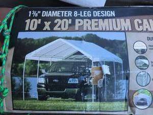 10 x 20 Shelter Logic Canopy and Canopy Enclosure