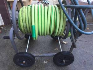 Rolling Garden Hose Reel Cart
