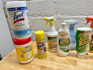 Lot of Cleaning Supplies