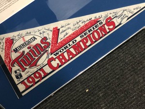 Minnesota Twins 1991 World Champions Framed Souvenirs