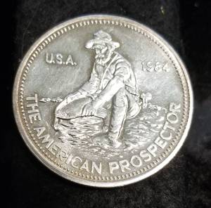 1 TROY OZ. .999 FINE SILVER ENGELHARD THE AMERICAN PROSPECTOR