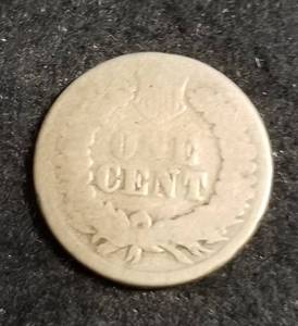 1864 COPPER NICKEL INDIAN HEAD CENT