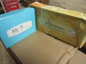 lot 233 image: MEDI-CHOICE, GEORGIA-PACIFIC PREFENCE FACIAL TISSUE - BULK CASES