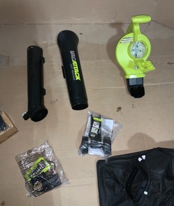 RYOBI 40-Volt Lithium-Ion Cordless Leaf VacuumMulcher with 4.0 Ah Battery and Charger Included SEE PICS