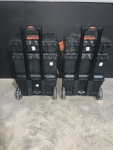 TWO CPMPLETE RIDGID TOOL BOX SETS. SEE PICTURES