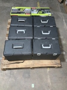 ASSORTED RYOBI CHAINSAWS 14 16 18. SEE PICTURES