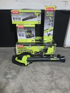 ASSORTED OUTDOOR RYOBI TOOLS SEE PICS