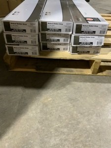 9 CASES WITH TRAFFICMASTER WALNUT EMBER GREY 6IN, x 36 in. PEEL AND STICK VINYL PLANK (35 sq. ft case) not used  SEE PICS