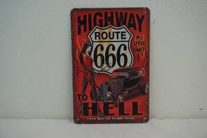lot 18 image: Highway Hell sign