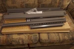 lot 94 image: heavy duty shelf unit
