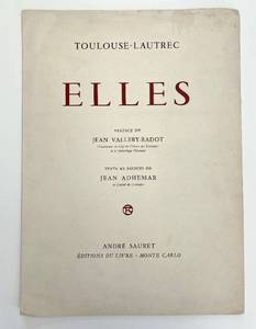 Lot of all the pages and lithographs from the ELLES book Published by Andre Sauret, 1952, 1st Edition.