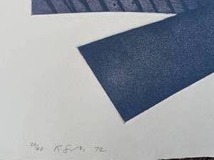 Rare, Richard Smith (1931-2016) III (Butterfly Collection), Etching, 1972