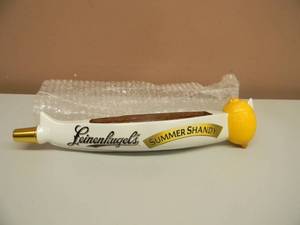 lot 34 image: LEINENKUGELS SUMMER SHANDY TAP HANDLE - NEW - APPROX 14 - SEE PICTURES