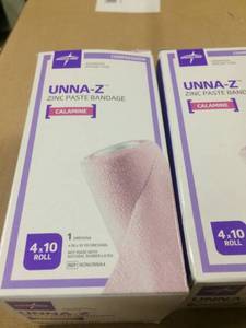 LOT OF 4 NEW&nbspUnna-Z Boot Compression WrapS with Zinc &amp Calamine 4 x 10yd